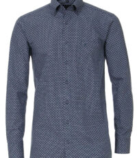 Casa Moda overhemd mouwlengte7 blauw fantasie