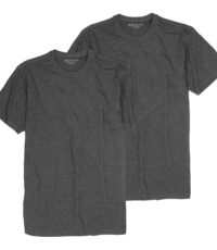 Redfield grote maat t shirts donkergrijs ronde hals