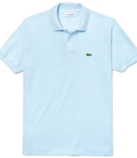 Lacoste grote maat poloshirt korte mouw sky blauw classic fit