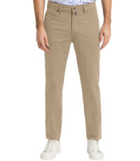 Pioneer grote maat casual stretch jeans beige model Peter