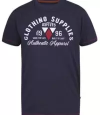 D555 t-shirt grote maat donkerblauw Clothing Supplies