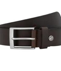 Lindenmann extra lange lederen riem 4cm breed donkerbruin