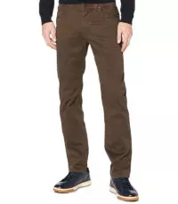 Pionier grote maat stretch jeans bruin Thomas