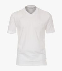 Casa Moda grote maat dubbel pak v-hals t-shirts wit
