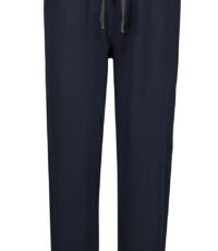 Adamo grote maat joggingbroek met boord donkerblauw