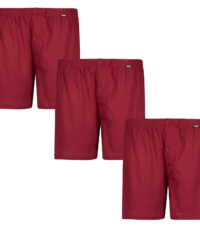 Adamo grote maat boxershorts bordeauxrood