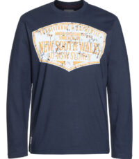 Ahorn grote maat t-shirt lange mouw donkerblauw New South Wales