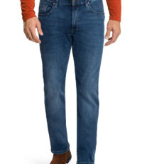 Pioneer lengte maat stretch jeans blauw light used