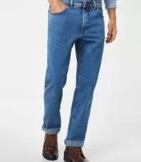 Pierre Cardin lengte maat stretch jeans midblue comfort fit Dijon
