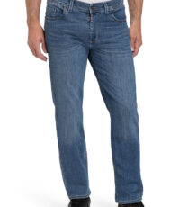 Pioneer grote maat stretch jeans blauw light used model Thomas