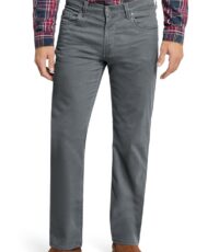Pioneer grote maat stretch jeans grijs structuur