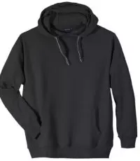 Redfield grote maat hoodie sweater zwart