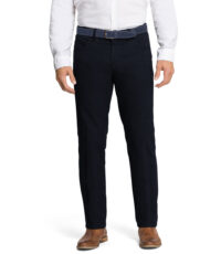 Pioneer grote maat casual stretch chino donkerblauw model Gerard
