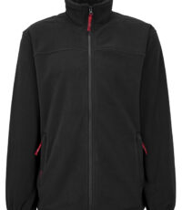 Brigg grote maat fleecevest zwart