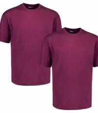 Adamo grote maat t-shirts paars