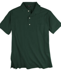 Redfield grote maat poloshirt korte mouw uni donkergroen