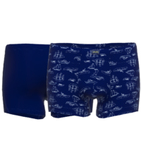 Ceceba grote maat boxershorts 1 donkerblauw en een bewerkt schepen