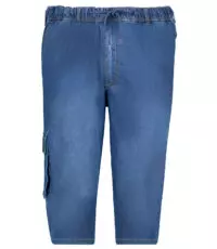 Adamo grote maat korte joggingshort blauw