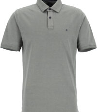 Casa Moda grote maat poloshirt uni groen stretch