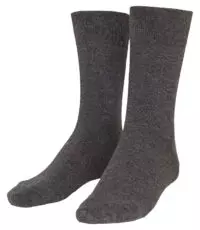 Adamo grote maat stretch sokken grijs