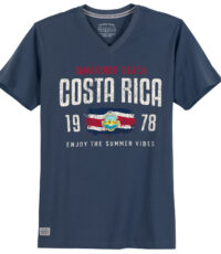 Redfield t-shirt grote maat denim blauw Costa Rica