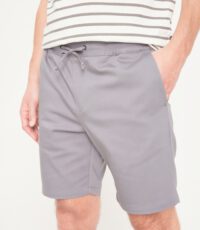 No diggity grote maat korte broek rondom elastische band lichtgrijs