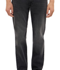 Mustang grote maat stretch jeans stonewashed zwart Washington