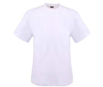 Extra lang heren T-shirt met V-hals M3000 Wit (6 stuks