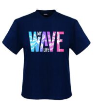 Adamo grote maat t-shirt blauw Wave