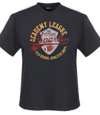 Adamo grote maat t-shirt donkergrijs Academy Leaque