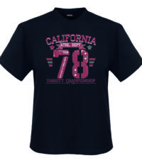 Adamo grote maat t-shirt zwart California