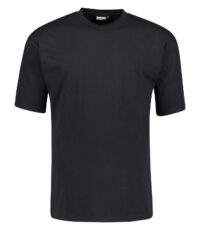 Adamo lengte maat ronde hals t-shirt zwart extra lang
