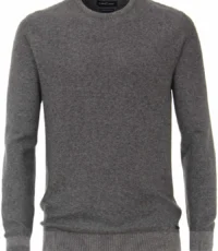 Casa Moda ronde hals trui grijs gemêleerd
