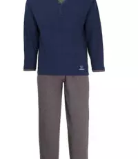 Ceceba grote maat pyjama blauw en grijs