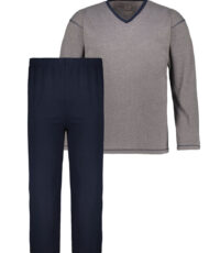 Ceceba grote maat pyjama grijs v-hals