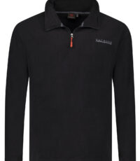 Adamo grote maat fleece trui zwart