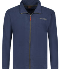 Adamo grote maat fleece vest donkerblauw