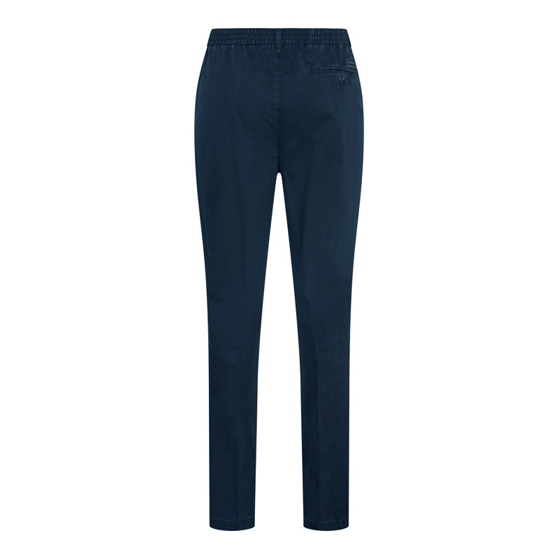 Luigi Morini grote maat joggingjeans elastische band donkerblauw