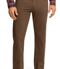 Pioneer grote maat stretch jeans taupe structuur