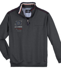 Redfield grote maat sweater middengrijs Maritime