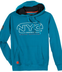 Redfield grote maat hoodie sweater blauw NYC