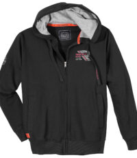 Redfield grote maat hoodie sweatvest zwart Redfield NYC