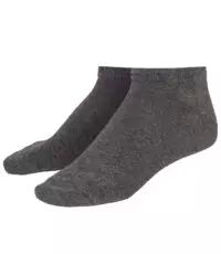 Adamo grote maat stretch sneaker sokken donkergrijs