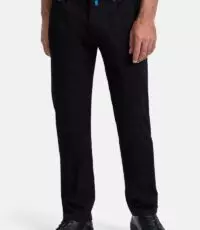 Pierre Cardin lengte maat stretch jeans zwart Lyon Tapered