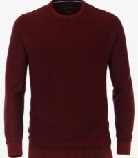 Casa Moda grote maat trui bordeauxrood gemêleerd
