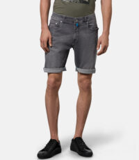 Pierre Cardin stretch korte jeans grijs light stone washed futureflex