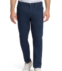 Pioneer grote maat casual stretch jeans donkerblauw structuurtje model Thomas