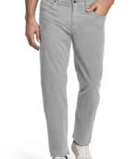 Pioneer grote maat casual stretch jeans lichtgrijs structuurtje model Thomas