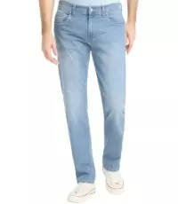 Pioneer grote maat stretch jeans lichtblauw light used model Thomas