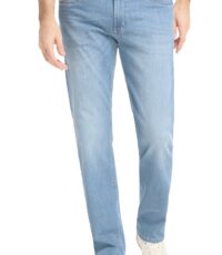 Pioneer grote maat stretch jeans lichtblauw light used model Thomas